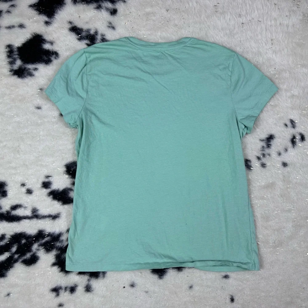 Ralph Lauren Polo Girl’s Green Short Sleeve Cotton T Shirt Size Medium